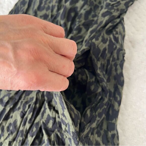 ZARA Leopard Print Maxi Button Down Maxi Dress - Picture 11 of 13